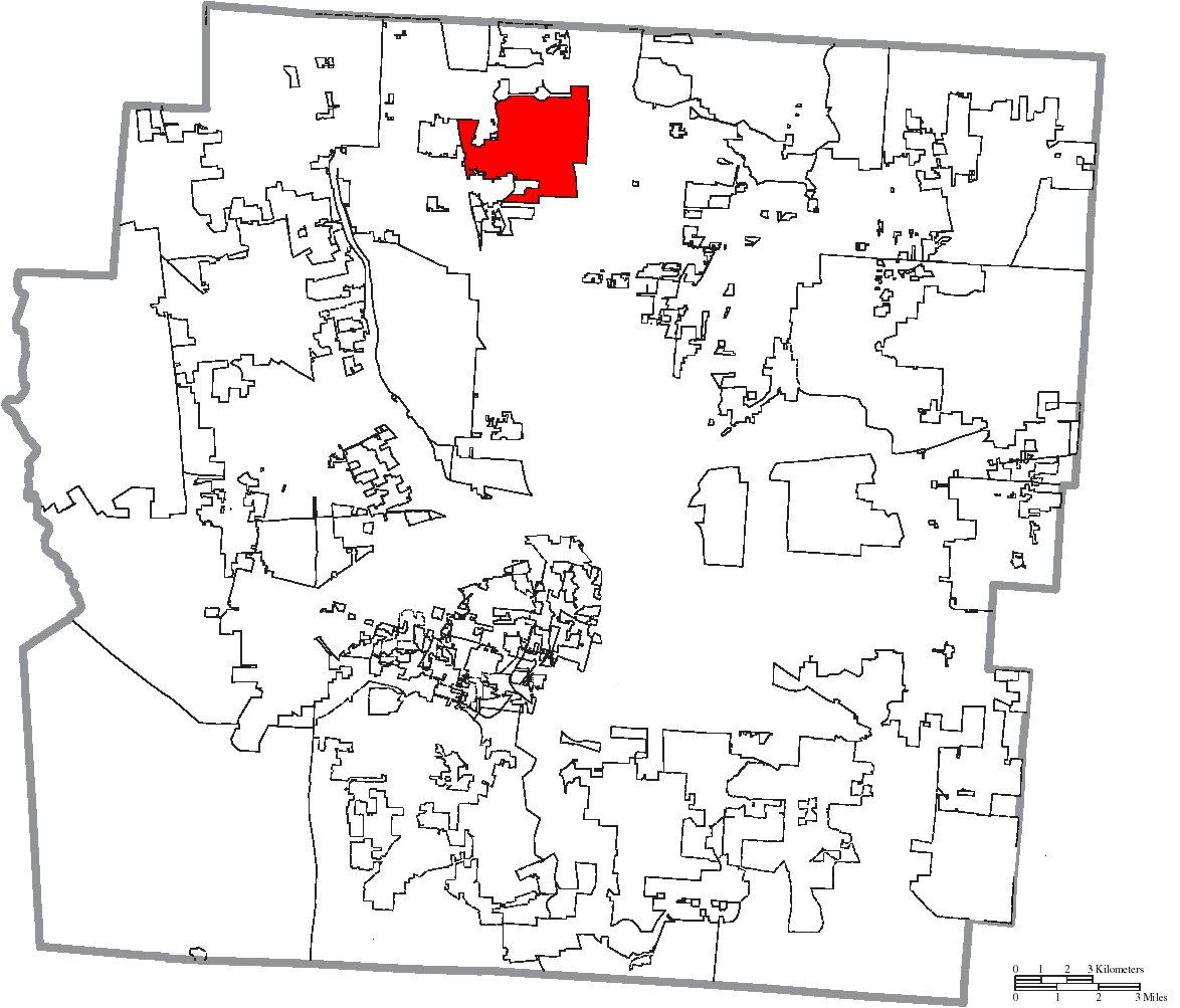 Worthington, OH - File:Map of Franklin County Ohio Highlighting Worthington City.png -  维基百科，自由的百科